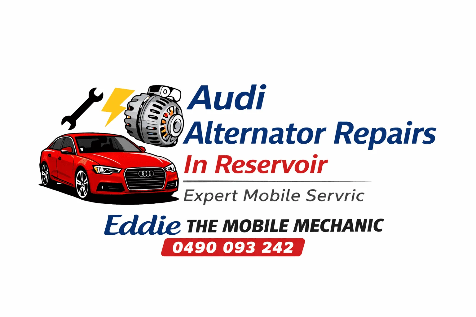 Audi Starter Motor Repair in Reservoir by Eddie the Mobile Mechanic offering expert mobile Audi electrical and alternator services